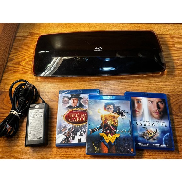 Samsung Blu-Ray Disc Player Model BD-P4600 Power Cord 3 Movies TESTED - Picture 1 of 8